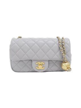 Chanel Shoulder Bag Gray